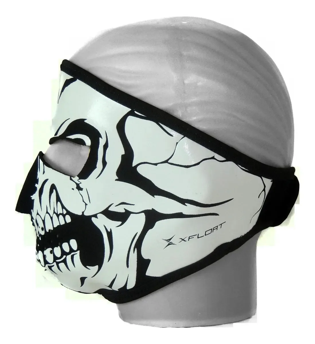 Máscara De Neoprene Xfloat - Caveira Branca Cor Branco