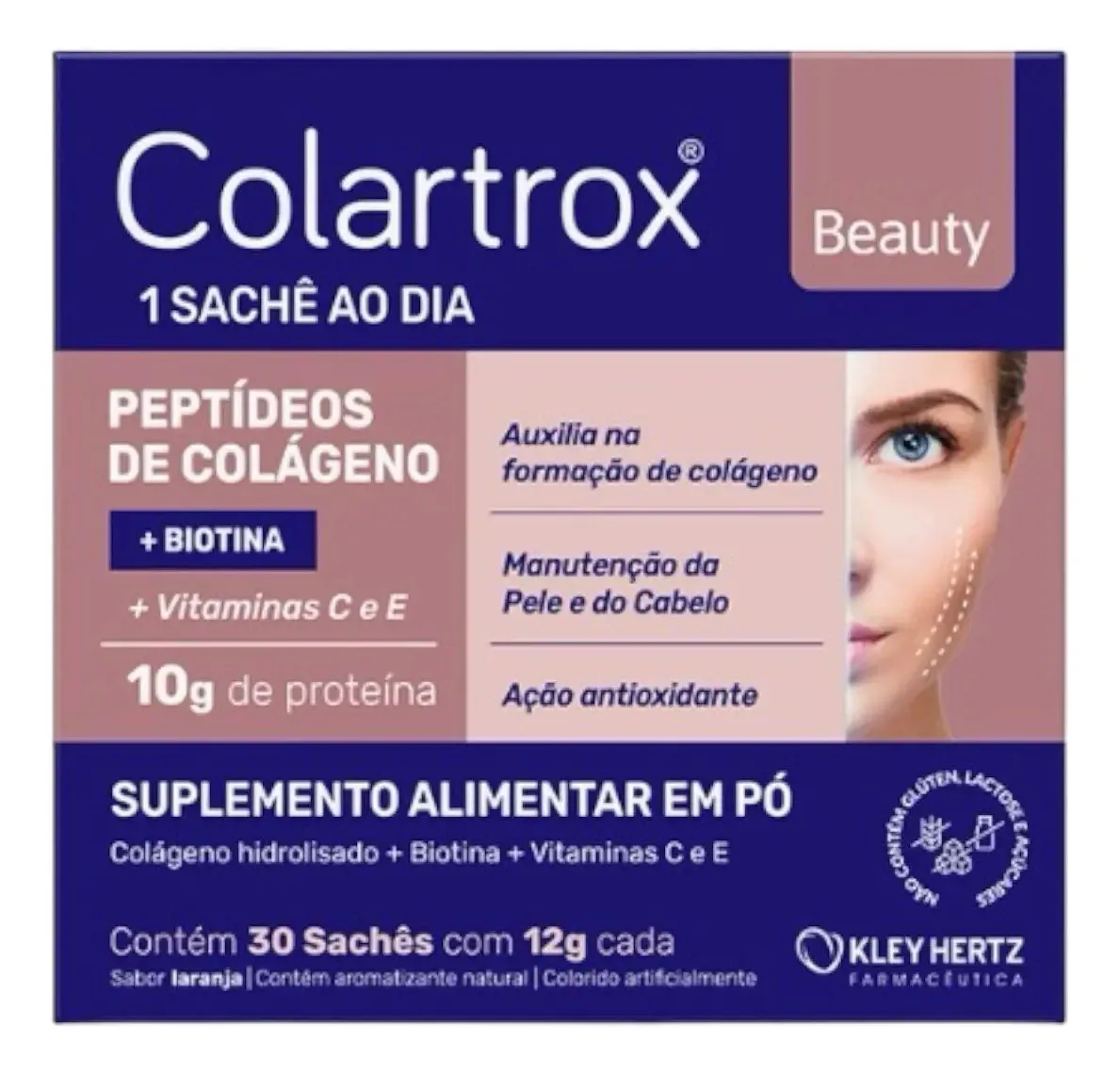 Colartrox Beauty Biotina Vitaminas C E E 30 Sachês