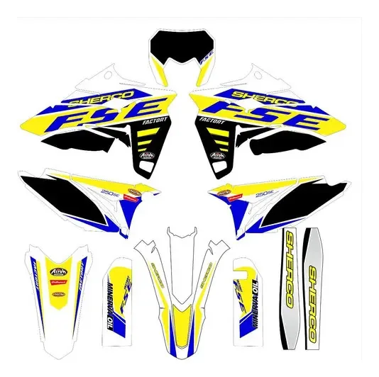 Kit Gráfico Sherco - 0,20mm Cor PREDOMINANTE