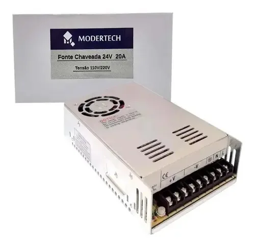 Fonte Alimentaçao Estabilizada Colméia 24v 20a 480w Bivolt