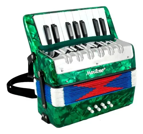 Maxtone Acordeon Tflc-104 8 Bass Green