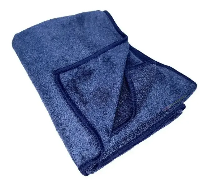 Toalha Microfibra Mandala 47x87cm Azul Secagem Automotiva Flanela