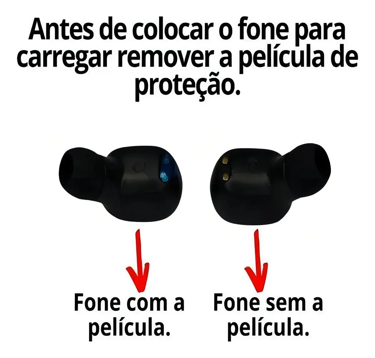 Fones Ouvido Sem Fio Wireless Preto Para Moto G41