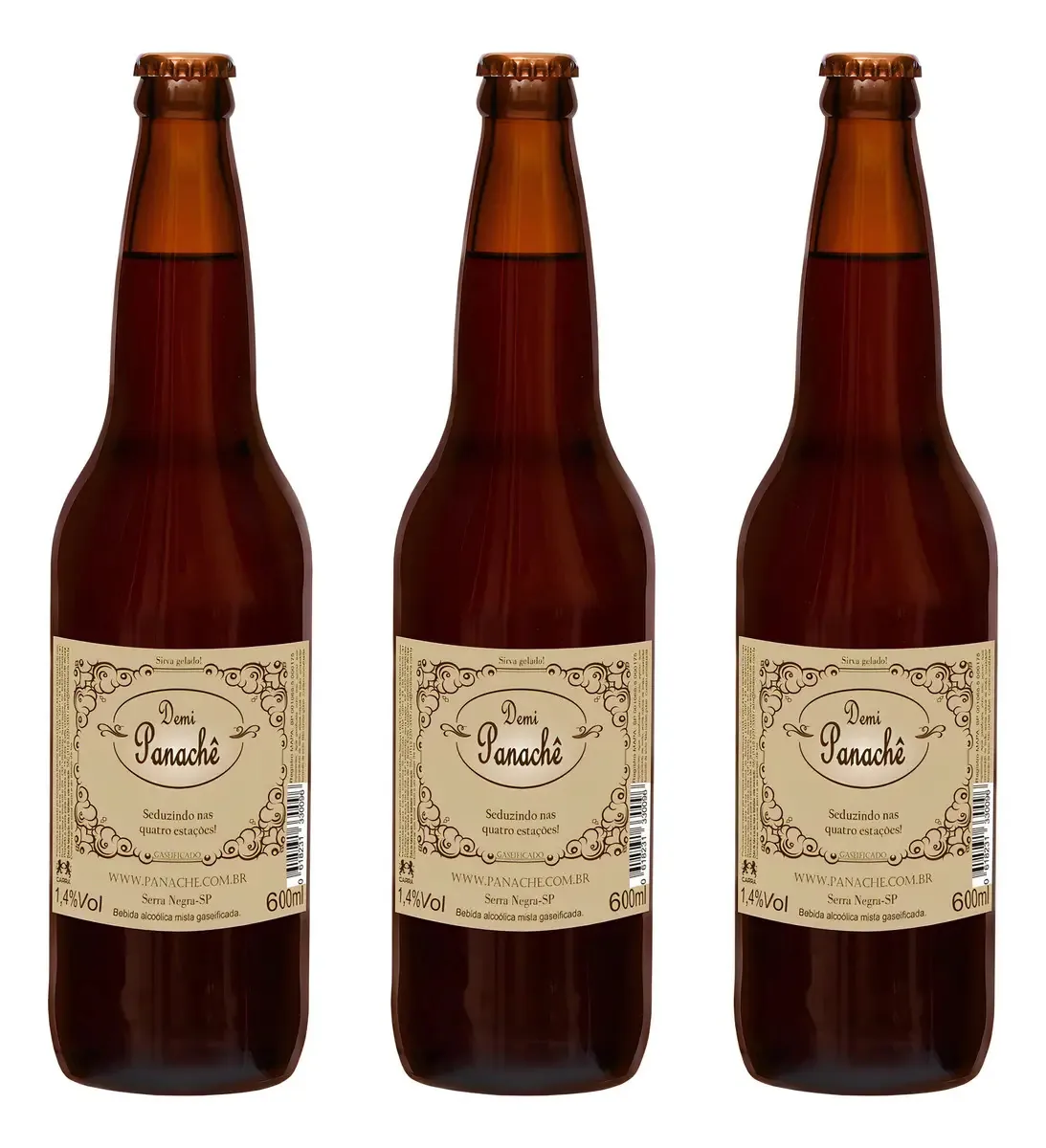 Kit 3 Demi Panache Familia Carra 600 Ml