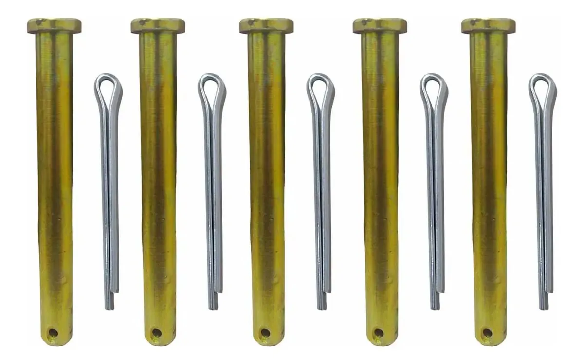 Pino Liso Fixador Agricola Furo E Cupilha 5/16x57mm 05 Un