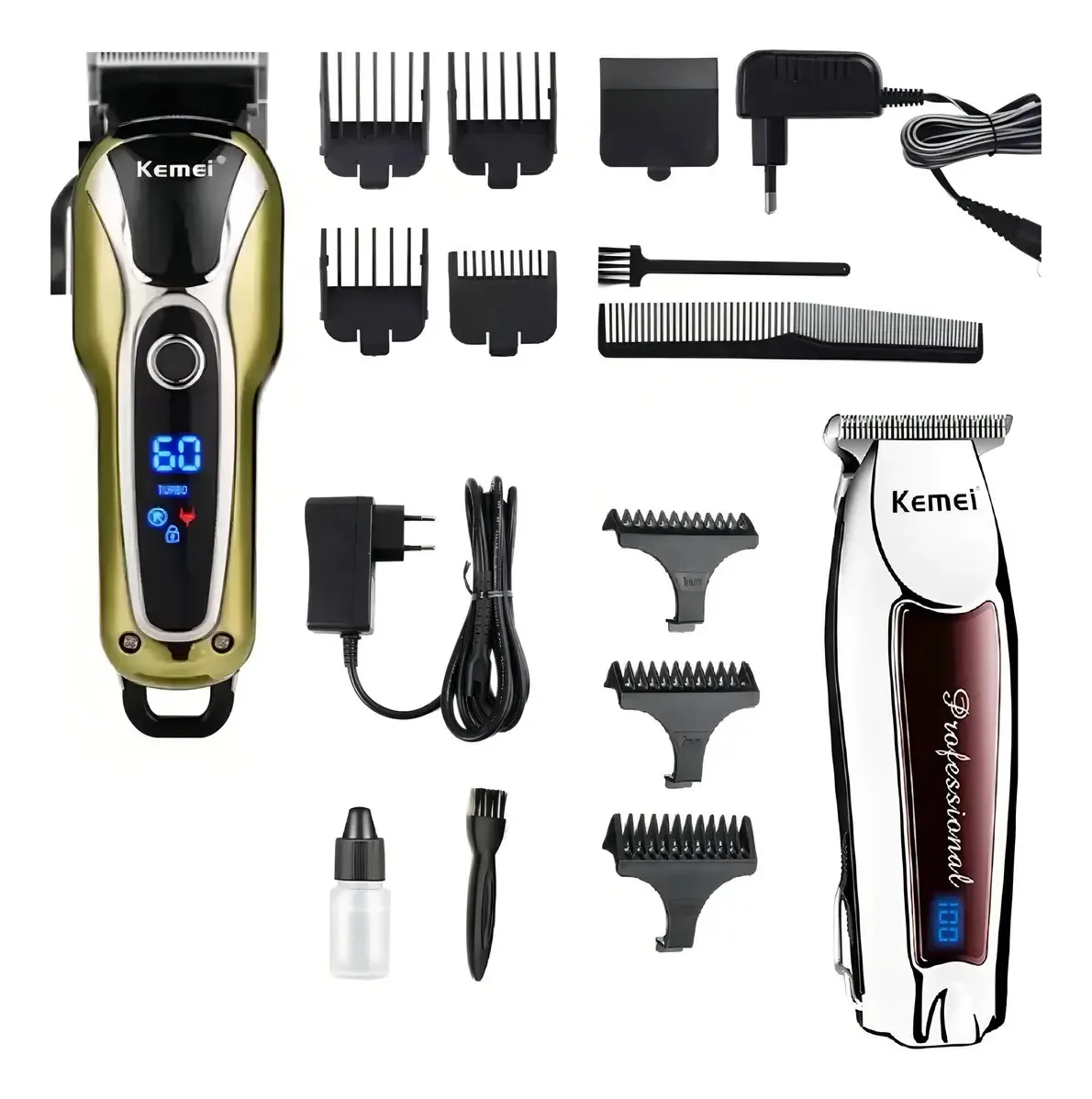 Maquinas Motor Potente Cortar Cabelo Acabamento Profissional