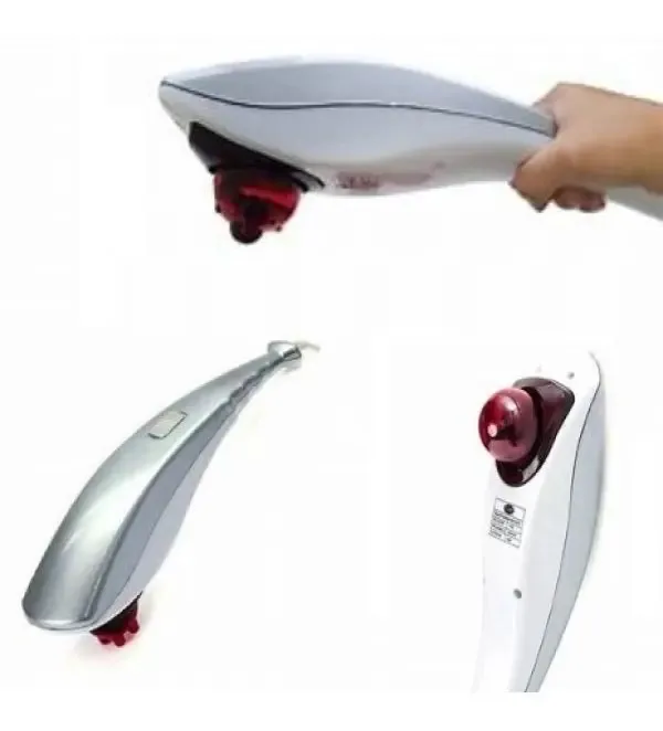 Massageador Ponto Percussâo Infra Vermelho + Pomada