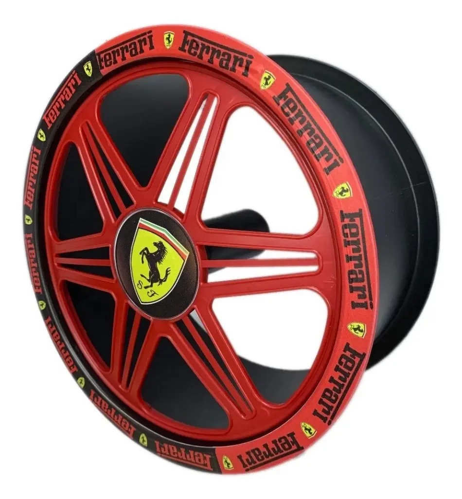 Carretilha Pipa 26cm Duplo Rolamento Personalizada Ferrari Fujicopy