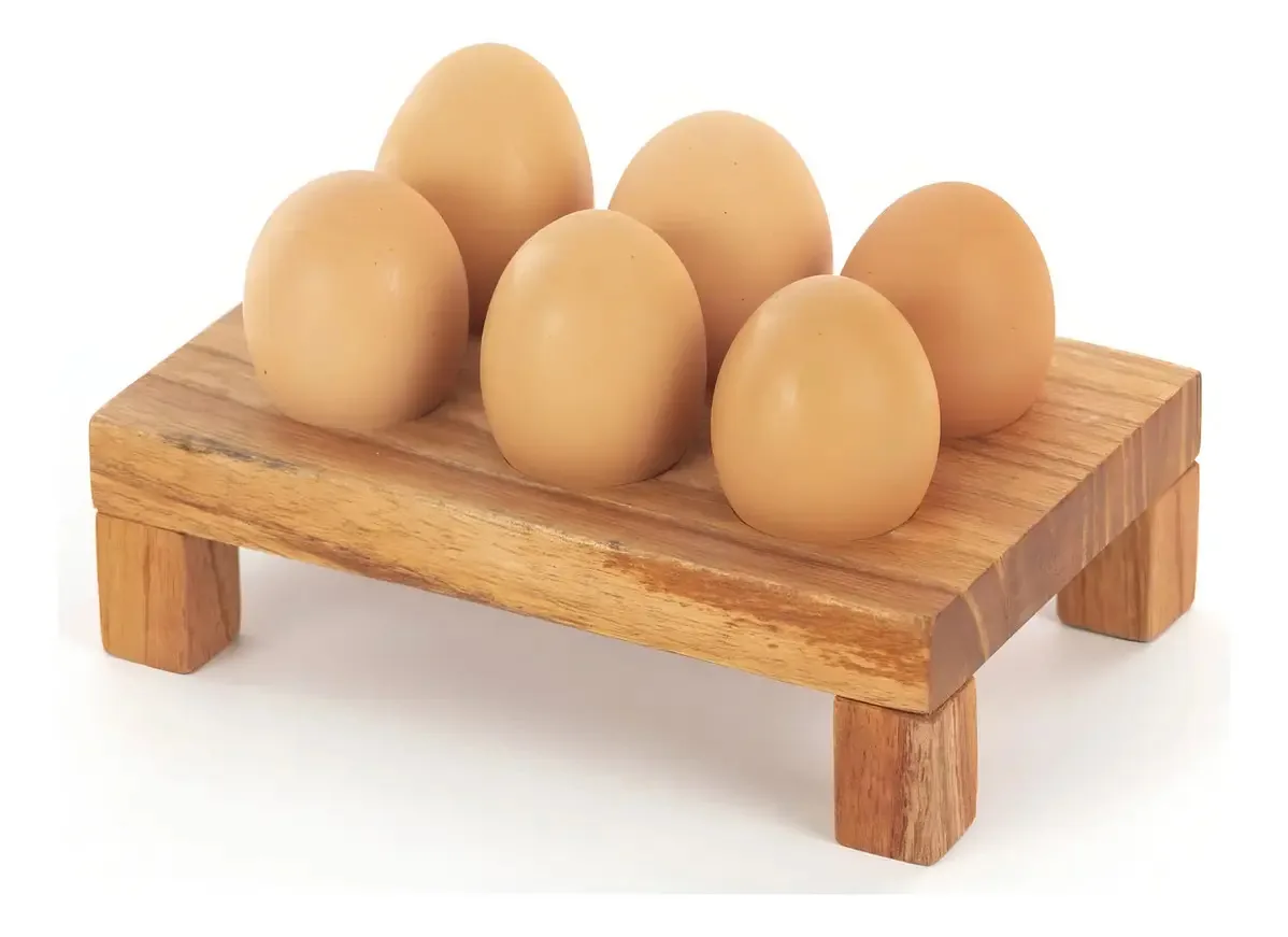Porta Ovos Decorativo Para Bancada Cozinha Gourmet