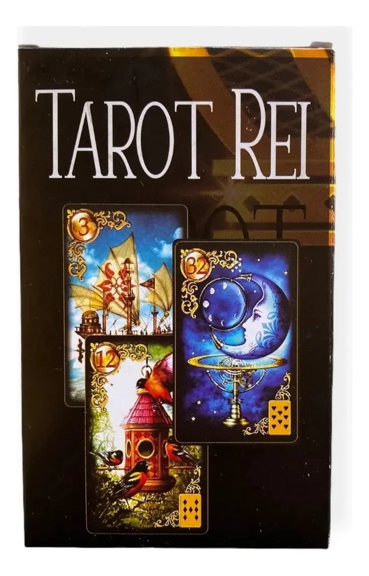 Tarot Rei Loja Sr 36 Cartas Com Manual Iniciantes Português
