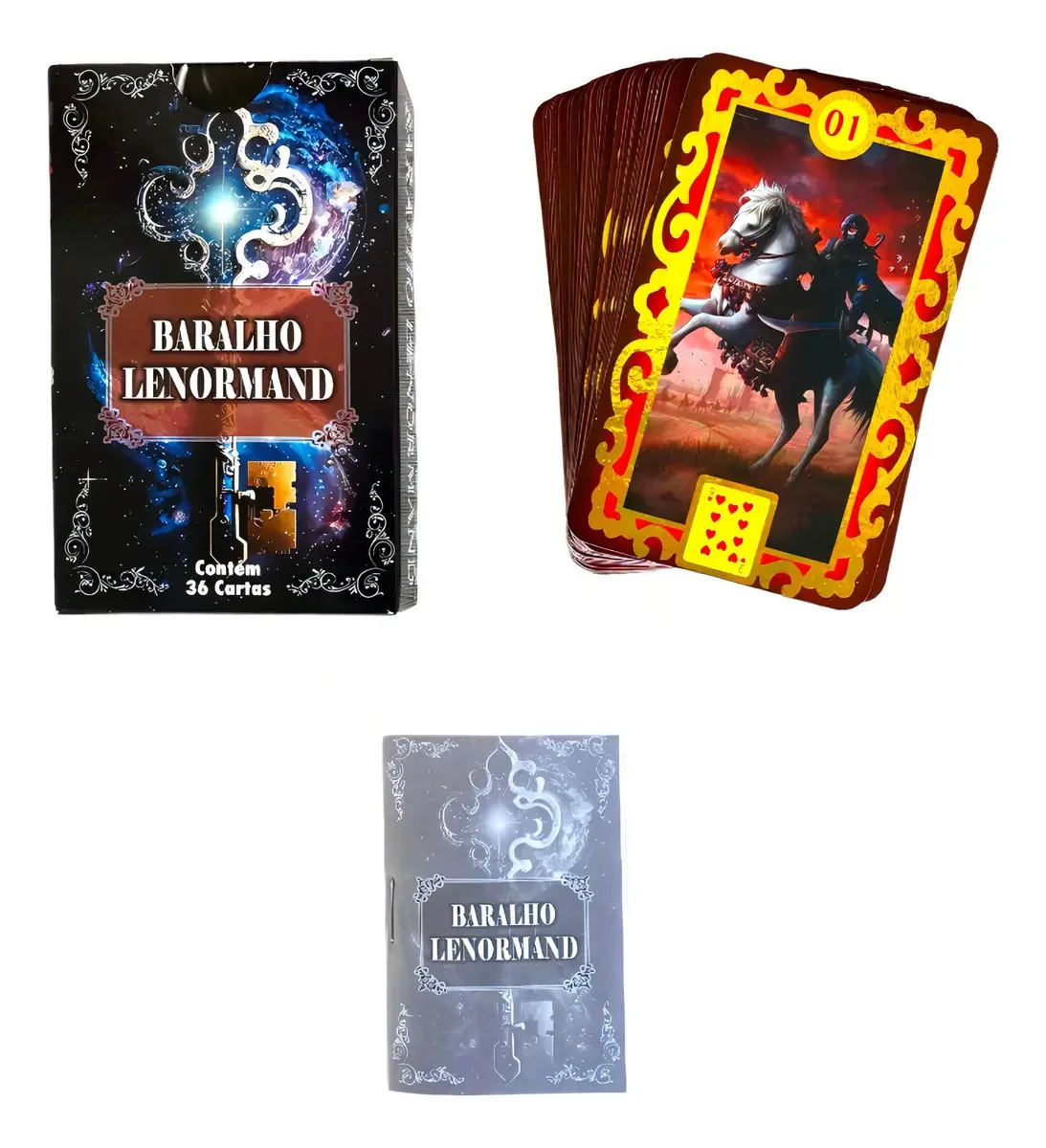 Tarot Baralho Lenormand Cartomancia Jogo De Cartas