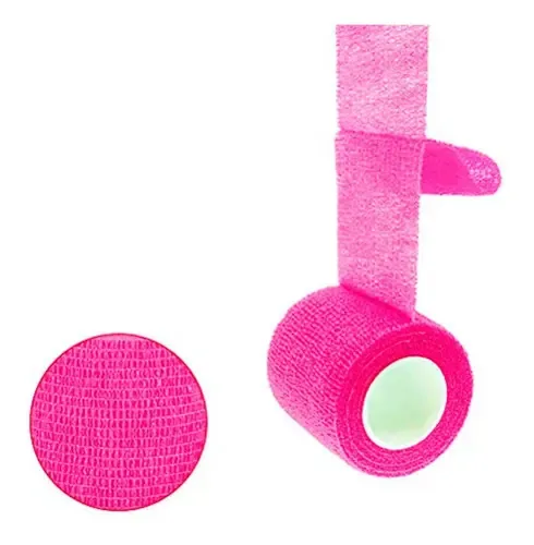 Kit 5 Thumb Tape Finger Tape Fita Elástica Crossfit Jiujitsu Cor Rosa
