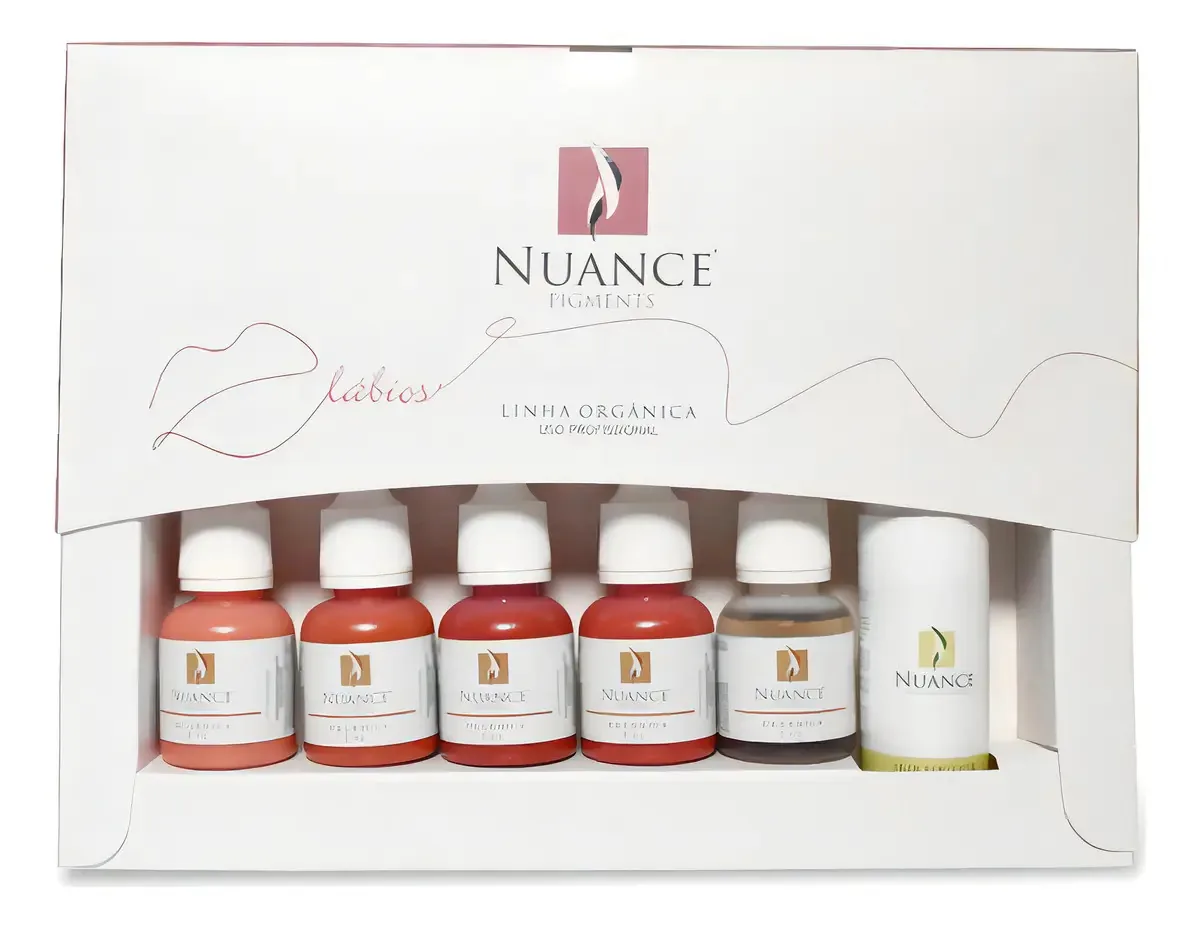 Kit Lábios Nuance Orgânico 5 Pig 5ml C/ Nf-e + Skin Finisher Cor LABIOS - ORGANICO