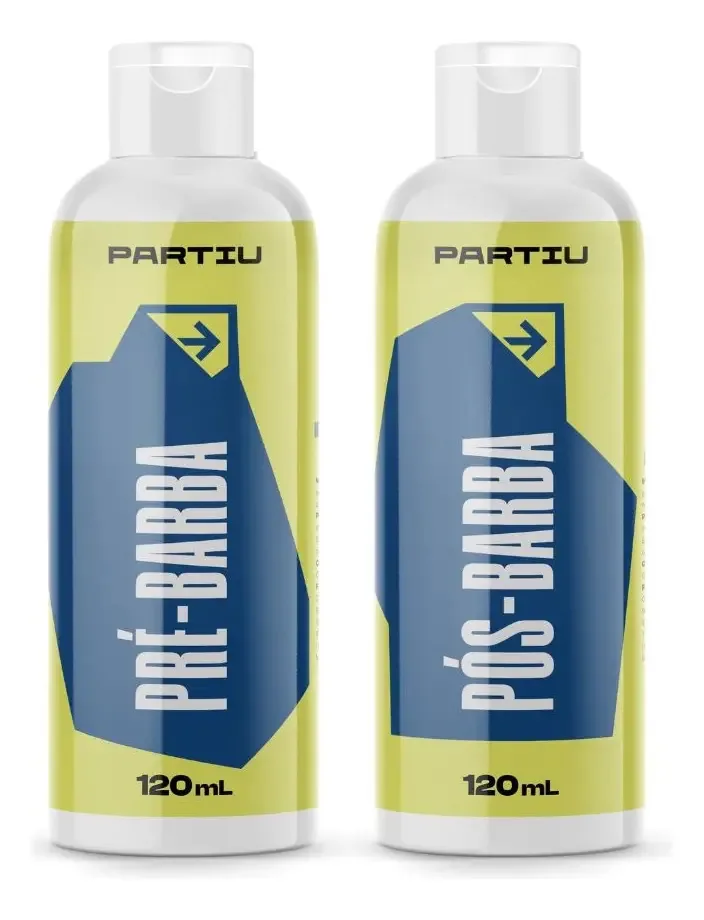 Kit Pré-barba 120ml + Pós-barba Vivaz 120ml Partiu