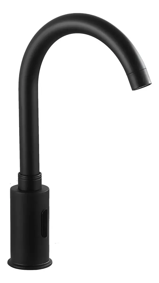 Torneiras de cozinha automáticas sem toque pretas com sensor