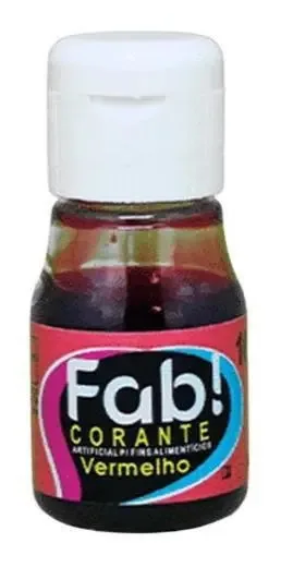 Corante Vermelho Alimentício Líquido Confeitaria 10ml