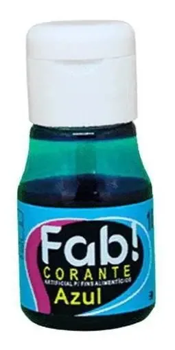 Corante Alimentício Líquido Confeitaria Azul 10ml