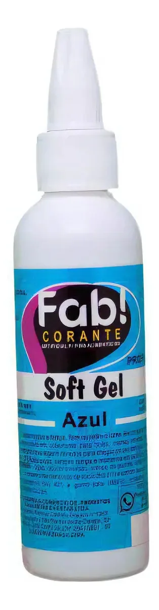 Corante Alimentício Soft Gel 25g Confeitaria Azul