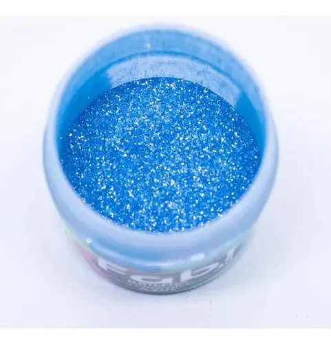 Corante Pó Brilhante Azul Decoração Confeitaria Comestível