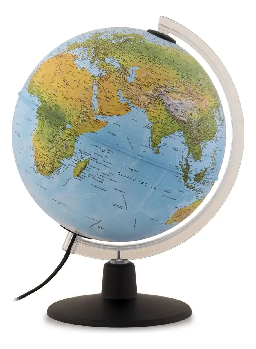 Globo Terrestre Interativo E Didatico Gaia 25cm