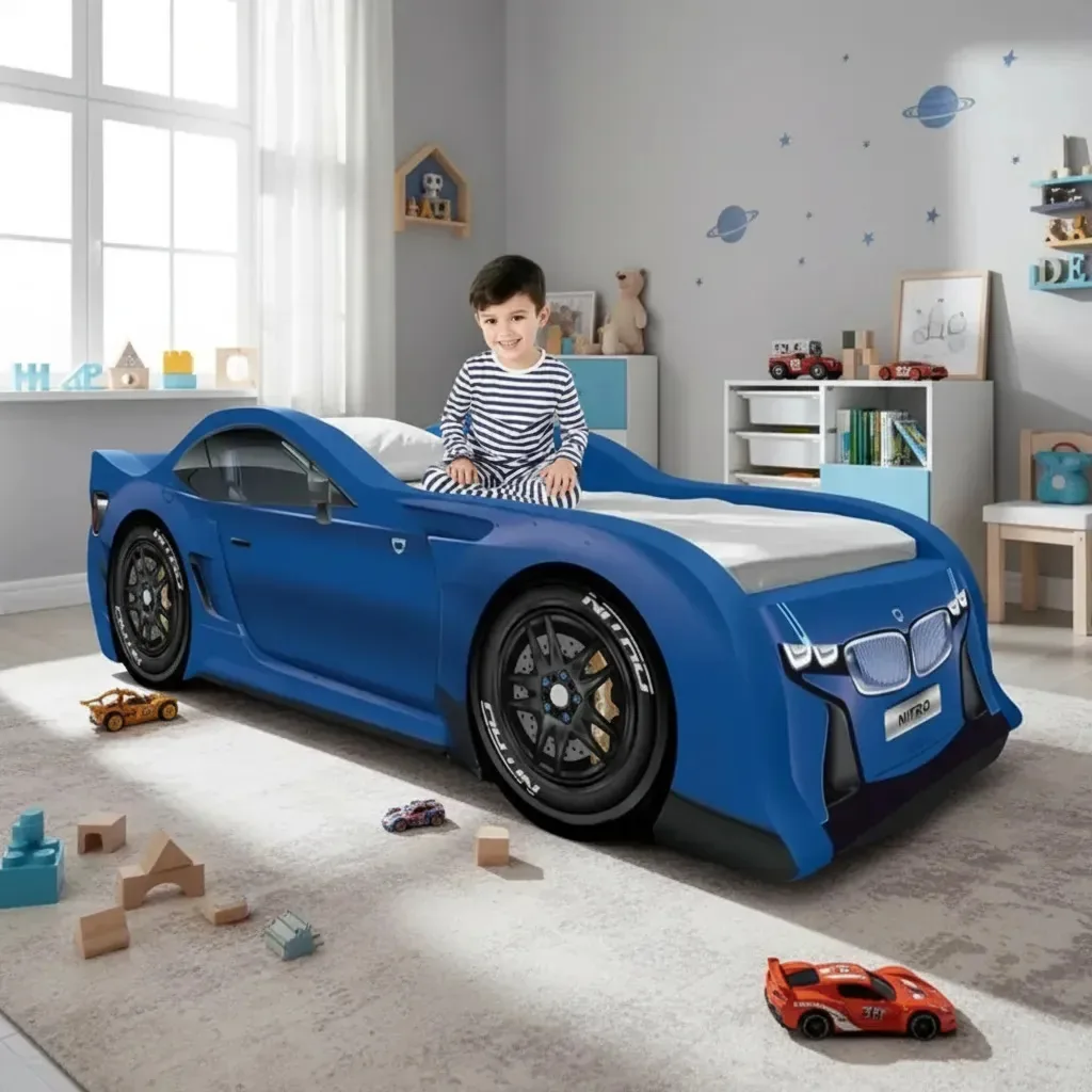 Cama Carro Infantil - Z300 Cor Azul