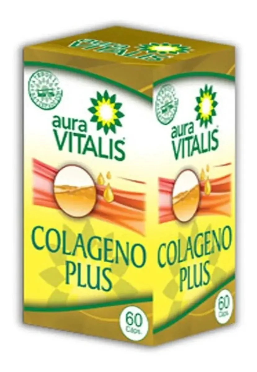 Collagen Plus, 60 cápsulas. Aura Vitalis. Serviço agrícola.