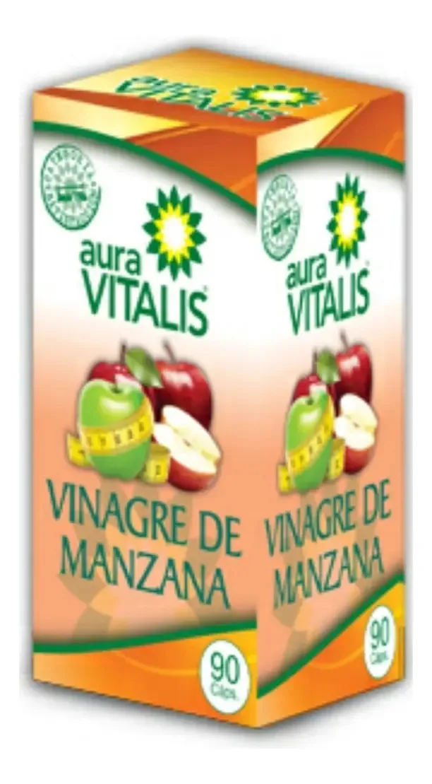 Vinagre de maçã 90 cápsulas. Serviço Aura Vitalis .agro.