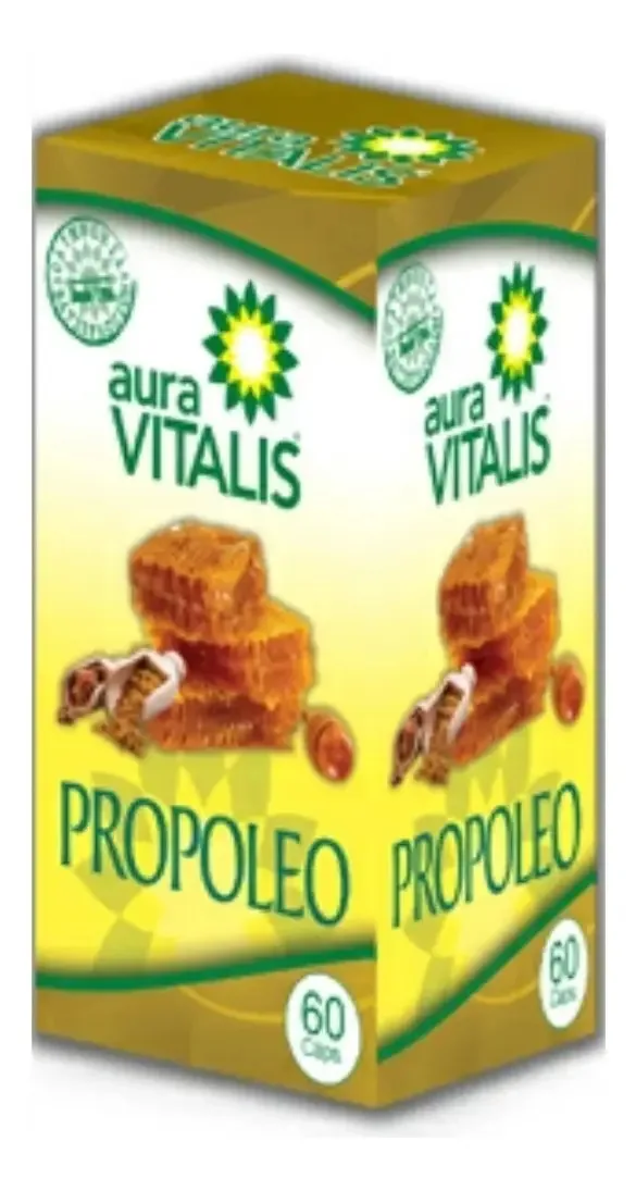 Própolis 60 cápsulas. Aura Vitalis. Serviço agrícola.
