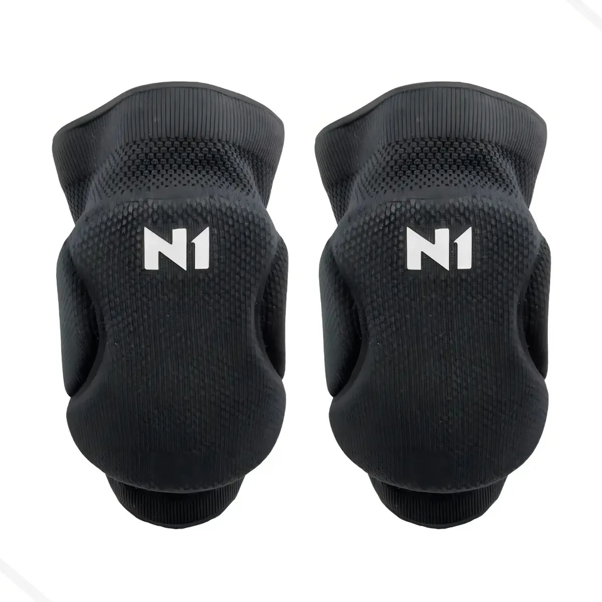 Joelheira Vôlei Par N1 Sport Knit 3d Profissional Cor Preto Tamanho G