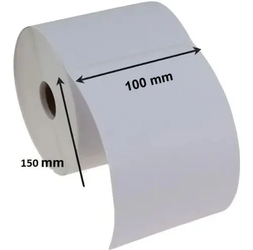 2 Rolos Etiqueta 100x150mm Para Impressoras Térmicas Zebra