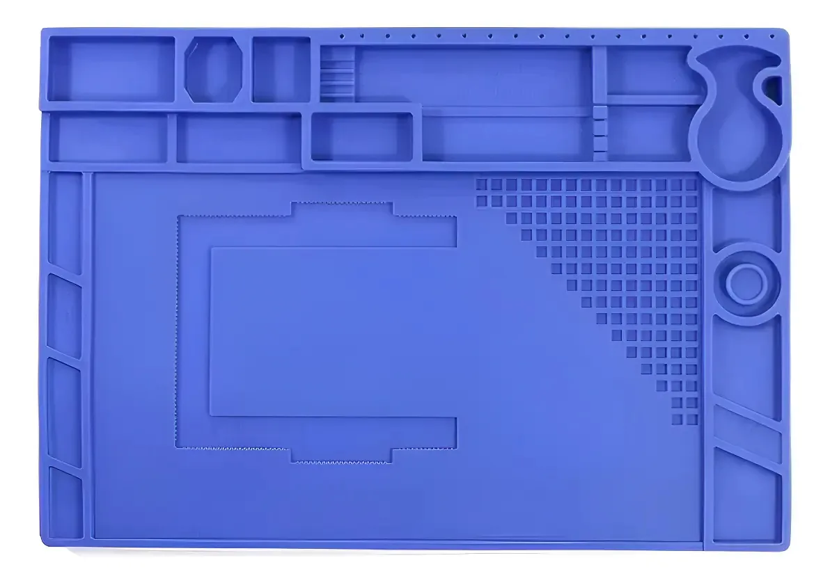 Cobertor antiestático de silicone térmico magnético azul