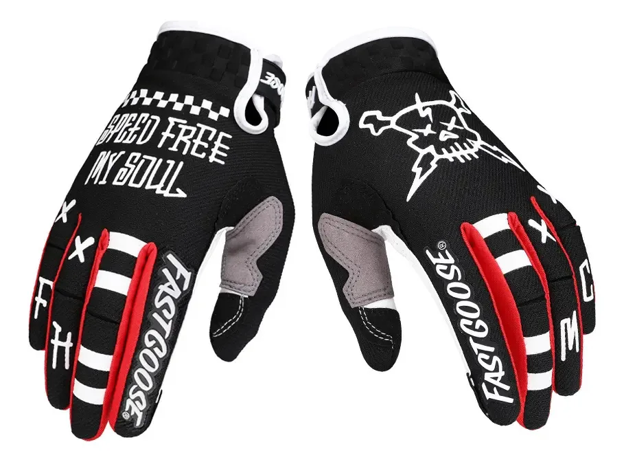 Luvas de motocross Luvas de motocross com cor preta tamanho S
