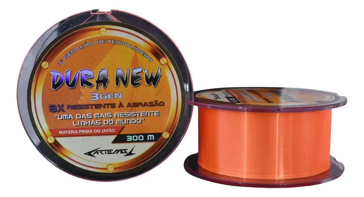 Linha De Pesca Starmex Duranium Laranja