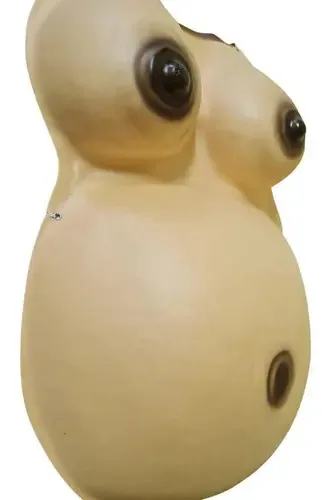 Barriga Falsa Postiça Grávida Em Eva- Realista Cor Outro
