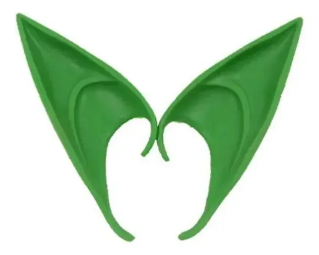 Orelhas Longas de Elfo Neon Para Cosplay Elf Ears 12cm