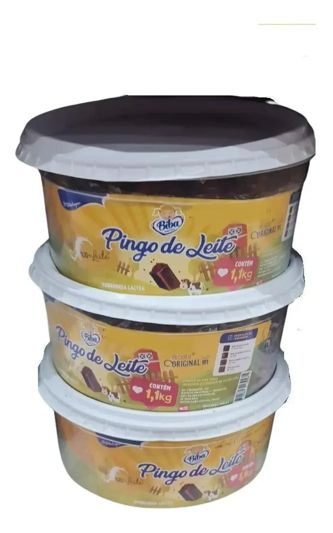 Doce Pingo De Leite Doce De Leite 4 Kg Biba
