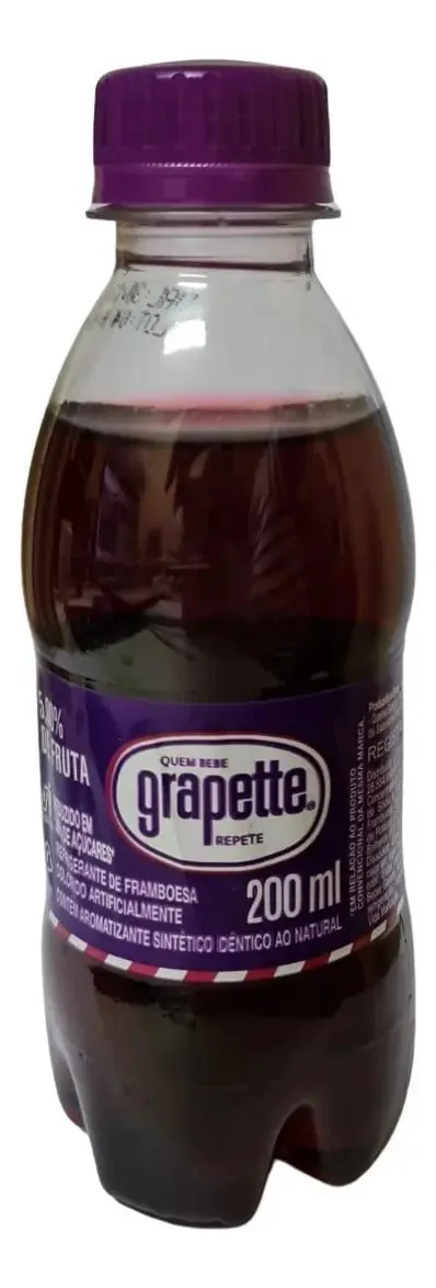 Mini Refrigerante Grapette 200ml Framboesa 24un- Festas