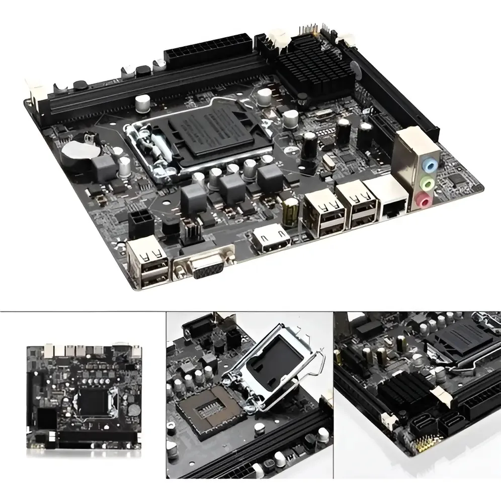 Placa-mãe H61 - Soquete Lga 1155 Preto