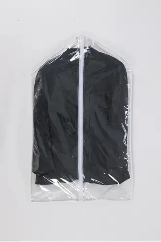 Capa Para Ternos Transparente Pvc C/ Zíper Para Cabide Prime