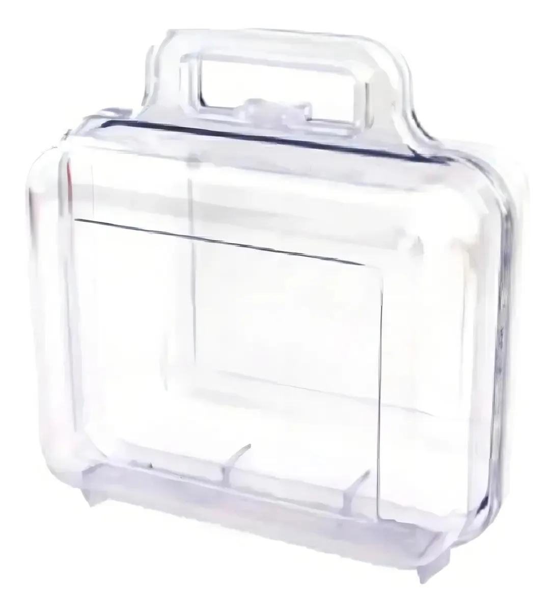 Kit 15 Maletas De Acrílico Grande Festas Premium Cristal