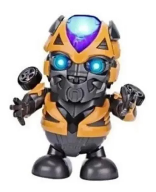 Brinquedo Bumblebee Robô Transformers Dançarino Luz Música