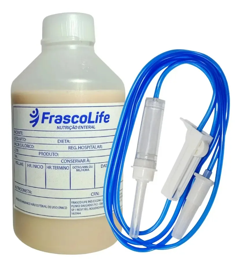 150 Frs Nutrição E Alimentação Enteral 300ml + 150 Equipos
