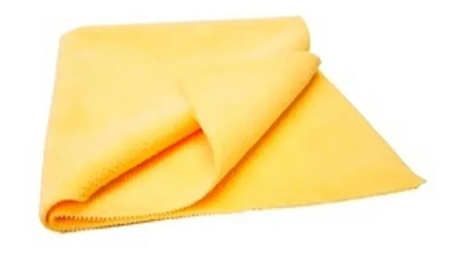 Kit 3 Panos De Chão De Microfibra 50x70cm Limpeza - Amarelo