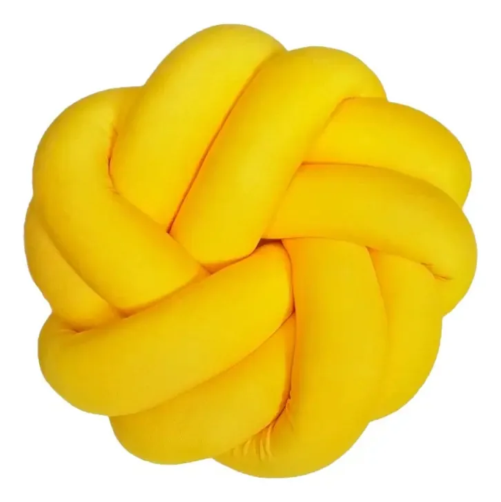 Almofadas Nó Circle Cor Amarelo