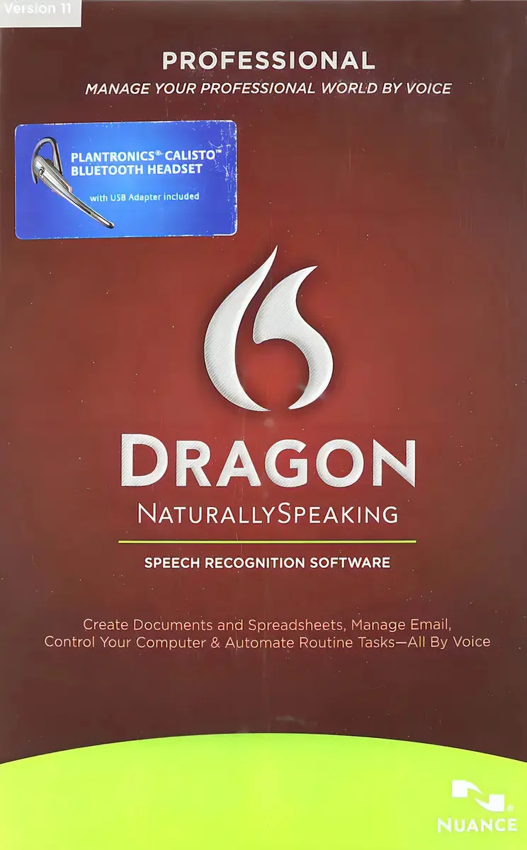 Dragon Naturallyspeaking Professional 11.0 Us Bluetooth [versión Antigua