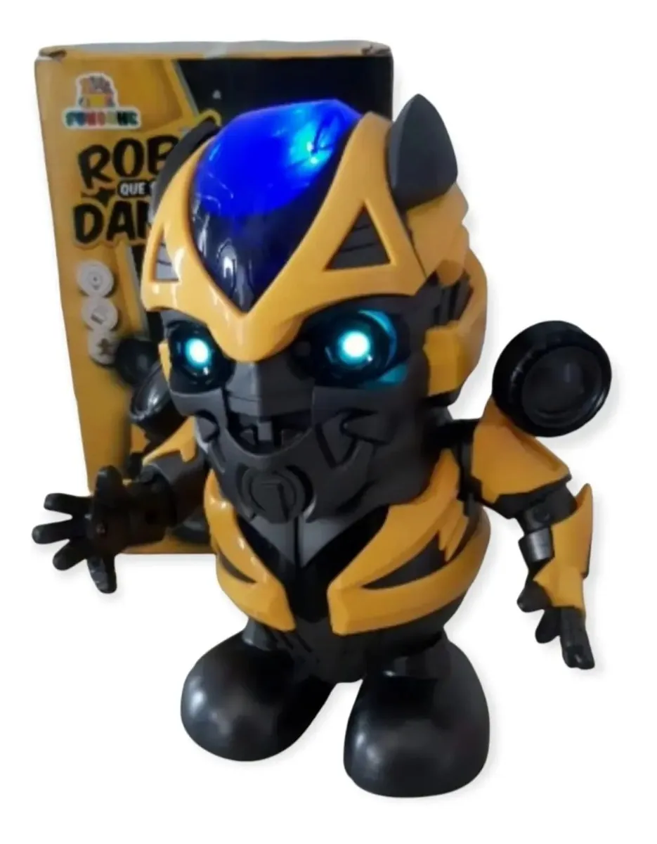 Brinquedo De Menino Robo Dançarino Bumblebee Transformers
