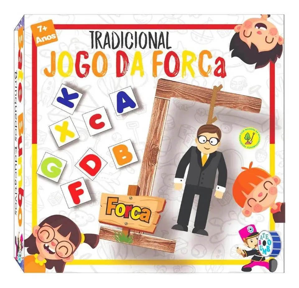 Jogo Da Forca Brinquedo Educativo E Pedagógico