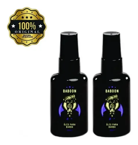 Kit Dois Óleos Barba Baboon 30ml