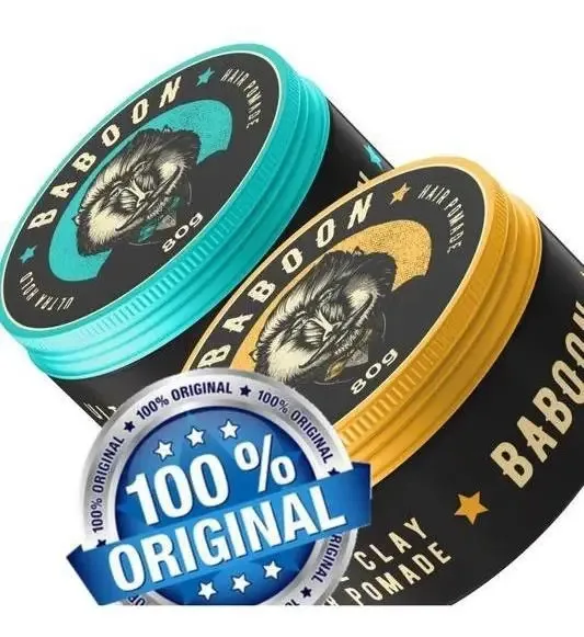 Kit 2 Pomadas - Ultra Hold E Matte Clay - Baboon