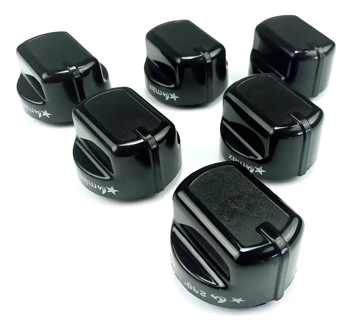 Kit 6 Botões Manipulos Para Fogão Dako Supreme 30000565